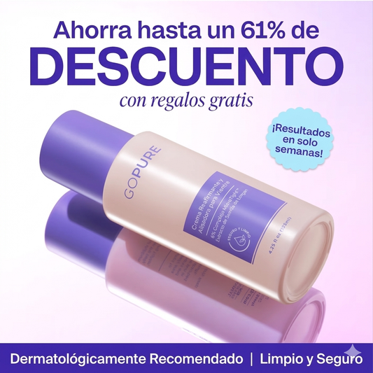 GoPure- Reafirma & Suaviza. Crema para Abdomen