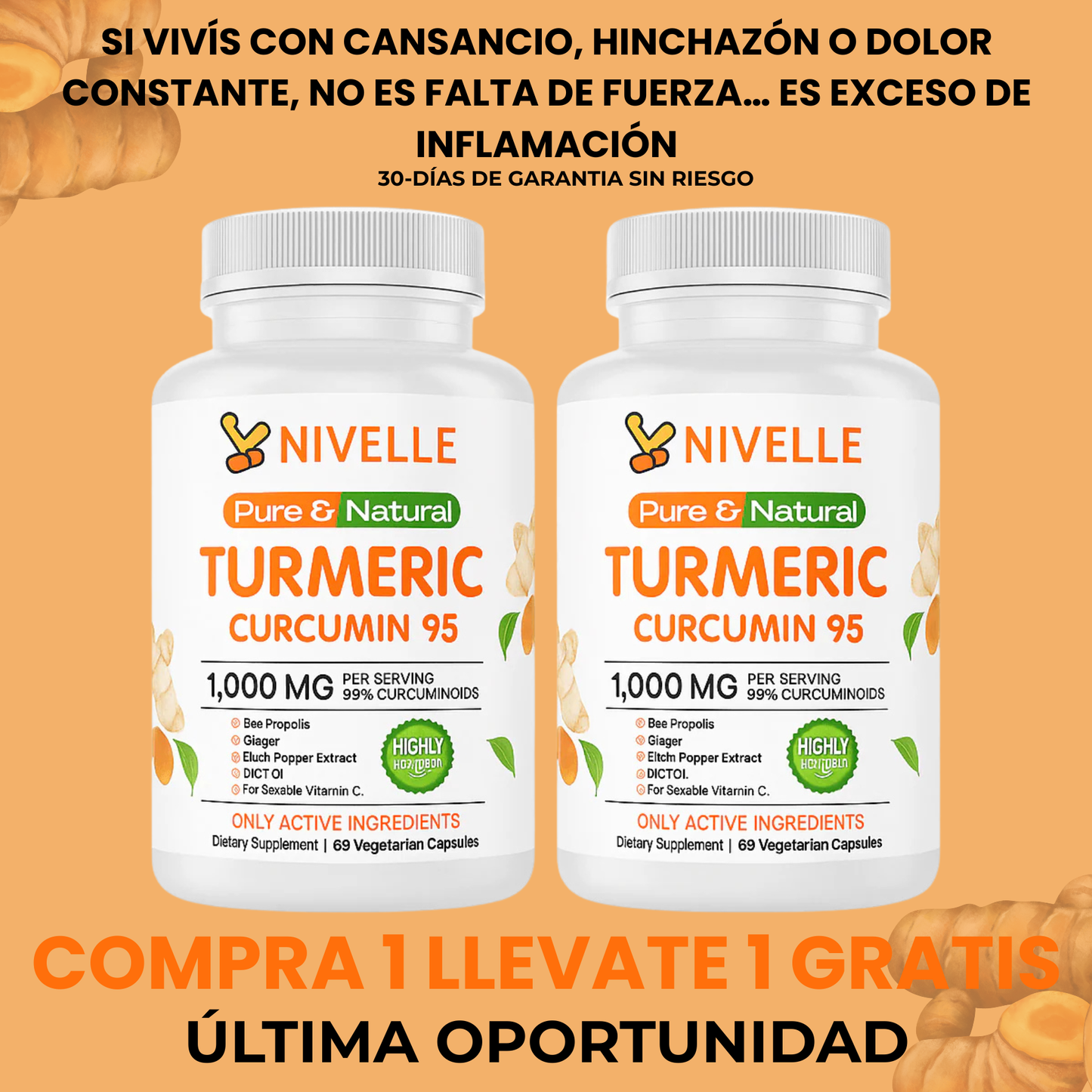 Nivelle® - 6 ingredientes que trabajan en sinergia para tu bienestar integral